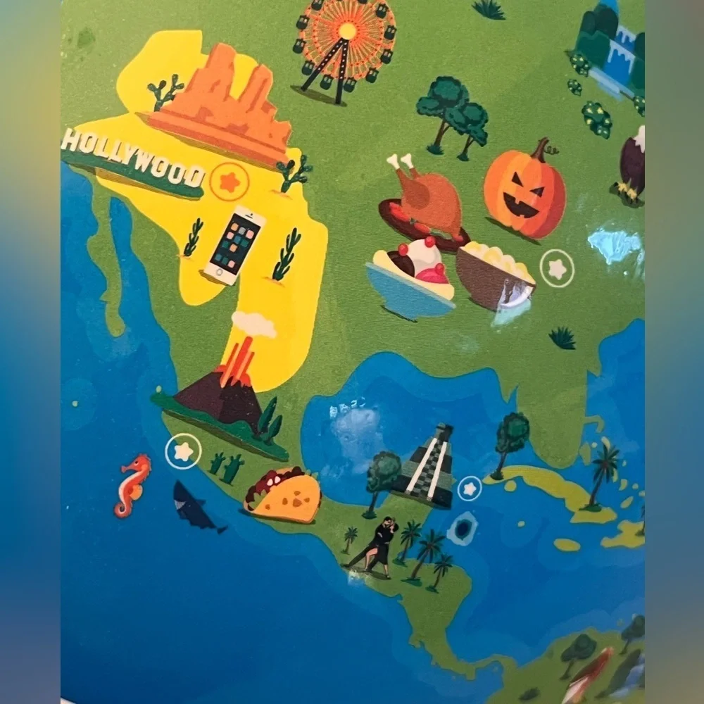 SHIFH ORBOT GLOBE ONLY. KIDS EDUCATIONAL GLOBE. DOES NOT HAVE ACCESSORIES